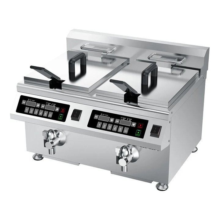 Indukcijas friteris 2 x 8L